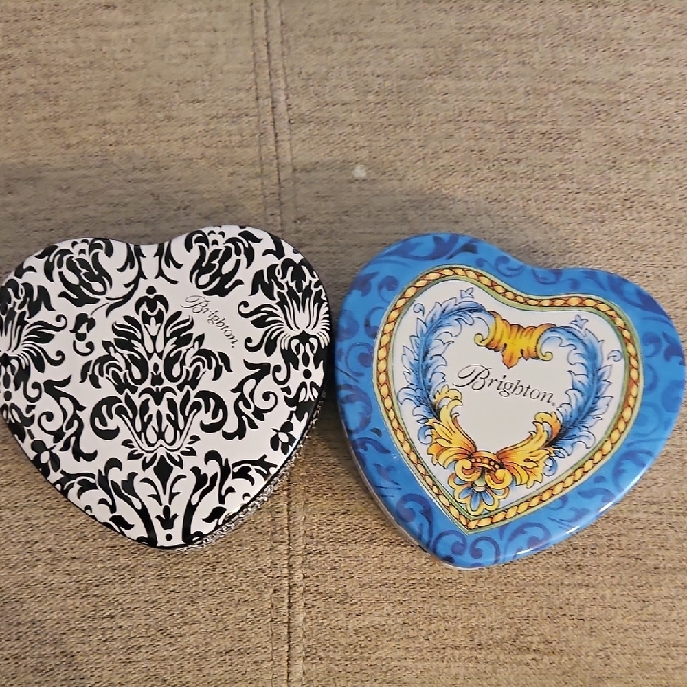 Brighton Heart-Shaped Decorative Tins